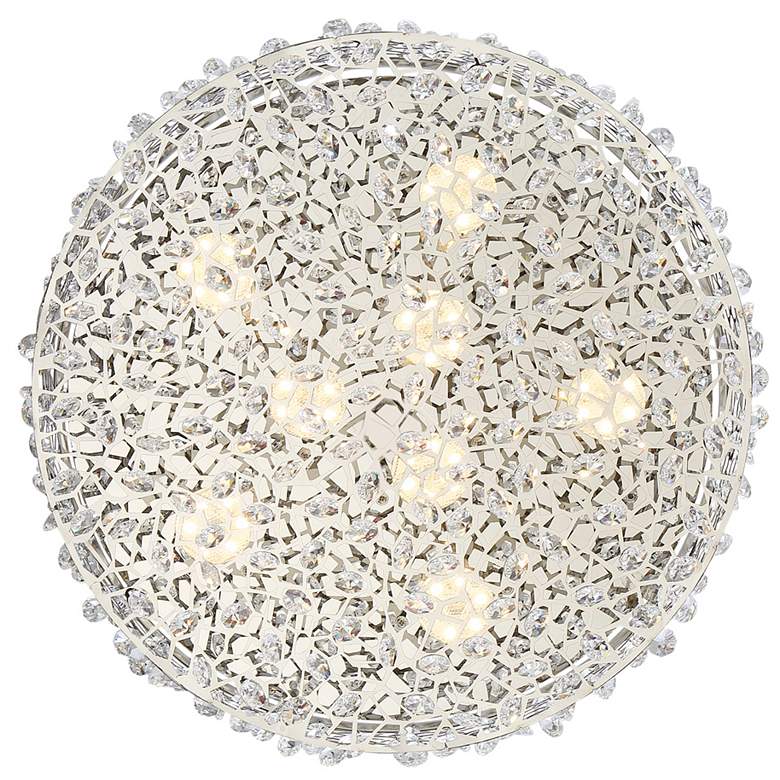 Image 4 Quoizel Platinum Starlet 13 3/4"W Chrome LED Ceiling Light more views