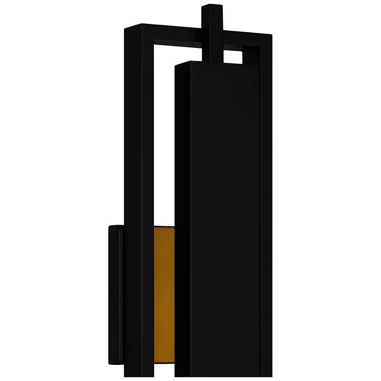 Image 6 Quoizel Pointsett 20 1/2" High Matte Black Outdoor LED Wall Light more views