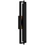 1_Quoizel Pointsett 30"H Matte Black LED Outdoor Wall Light