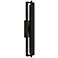 Quoizel Pointsett 30"H Matte Black LED Outdoor Wall Light