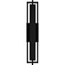 3_Quoizel Pointsett 30"H Matte Black LED Outdoor Wall Light more views