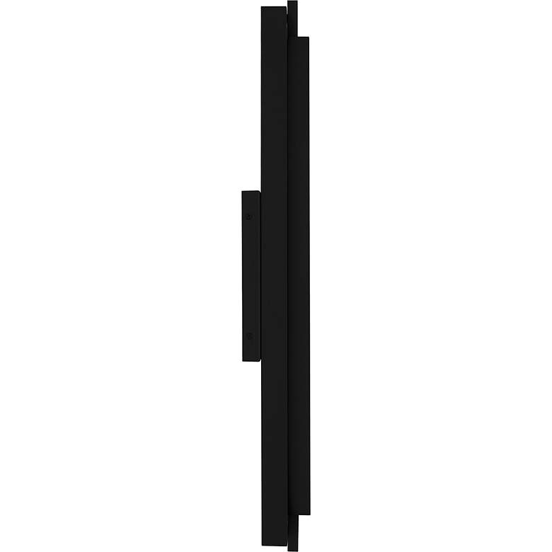 Image 4 Quoizel Pointsett 30"H Matte Black LED Outdoor Wall Light more views