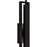 5_Quoizel Pointsett 30"H Matte Black LED Outdoor Wall Light more views