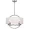 Quoizel Portland 20" Wide Brushed Nickel Pendant