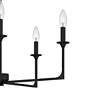 5_Quoizel Prescott 26" Wide Matte Black 5-Light Chandelier more views