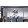 6_Quoizel Prescott 26" Wide Matte Black 5-Light Chandelier more views
