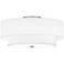 Quoizel Prewett 16" Wide Brushed Nickel Ceiling Light
