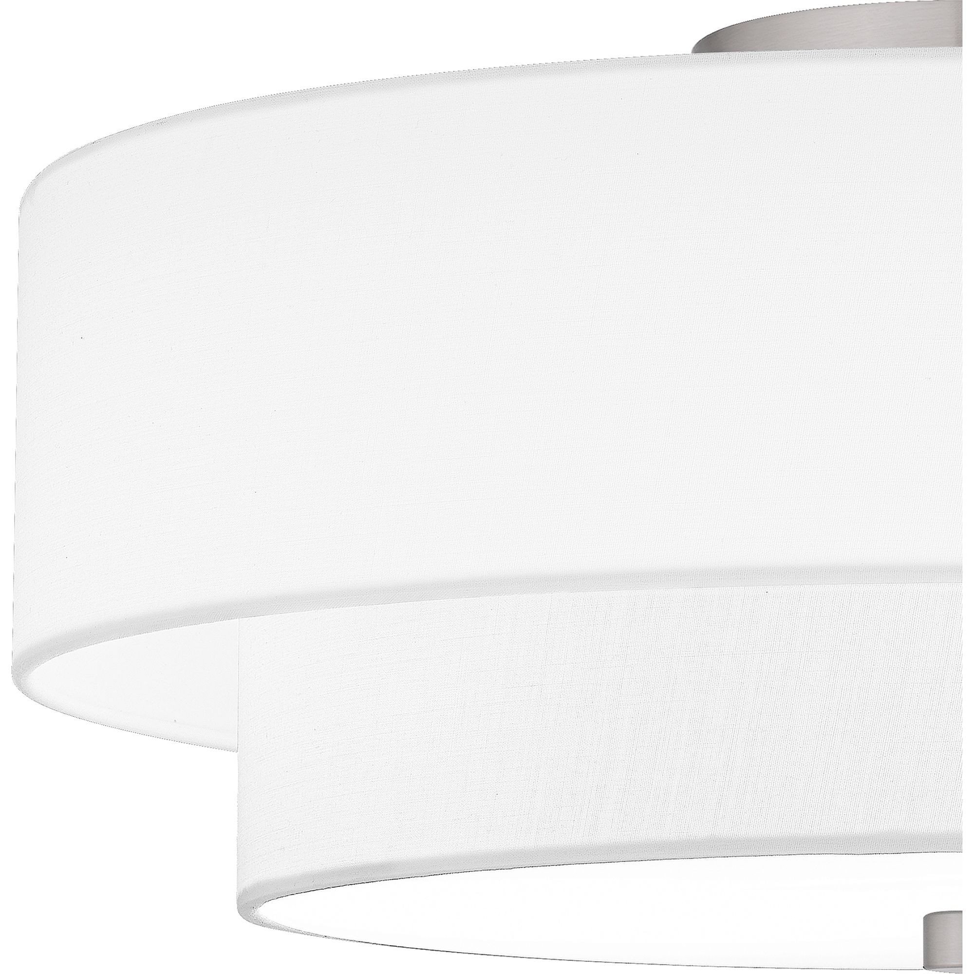 Quoizel Prewett 16" Wide Brushed Nickel Ceiling Light in scene