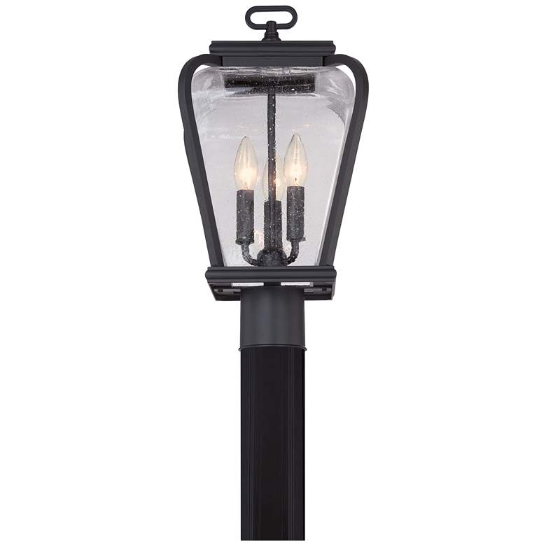 Image 4 Quoizel Province 18" High Mystic Black Outdoor Post Light more views