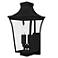 Quoizel Quentin 20"H Earth Black 4-Light Outdoor Wall Light