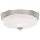 Quoizel Radius 14 3/4" Wide Brushed Nickel Ceiling Light