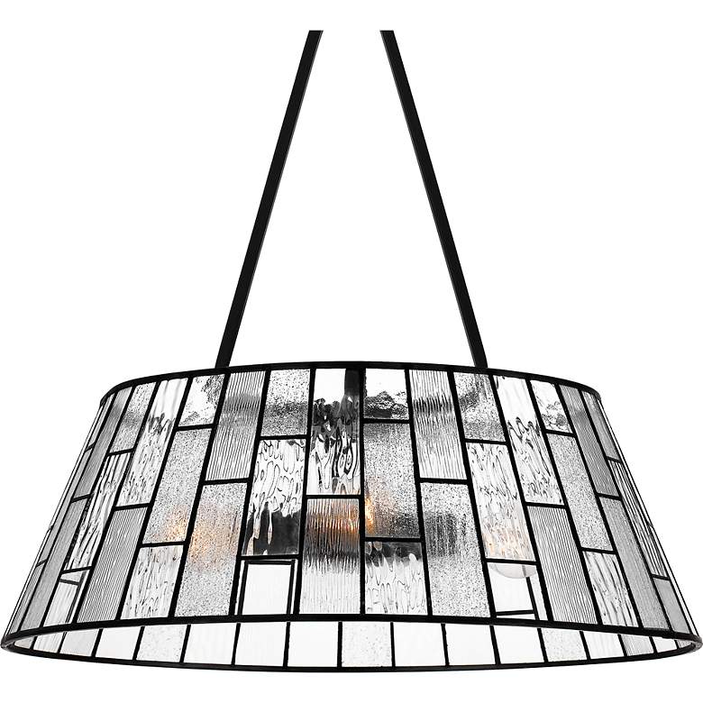 Image 7 Quoizel Rainier 22" Wide Matte Black Pendant Light more views