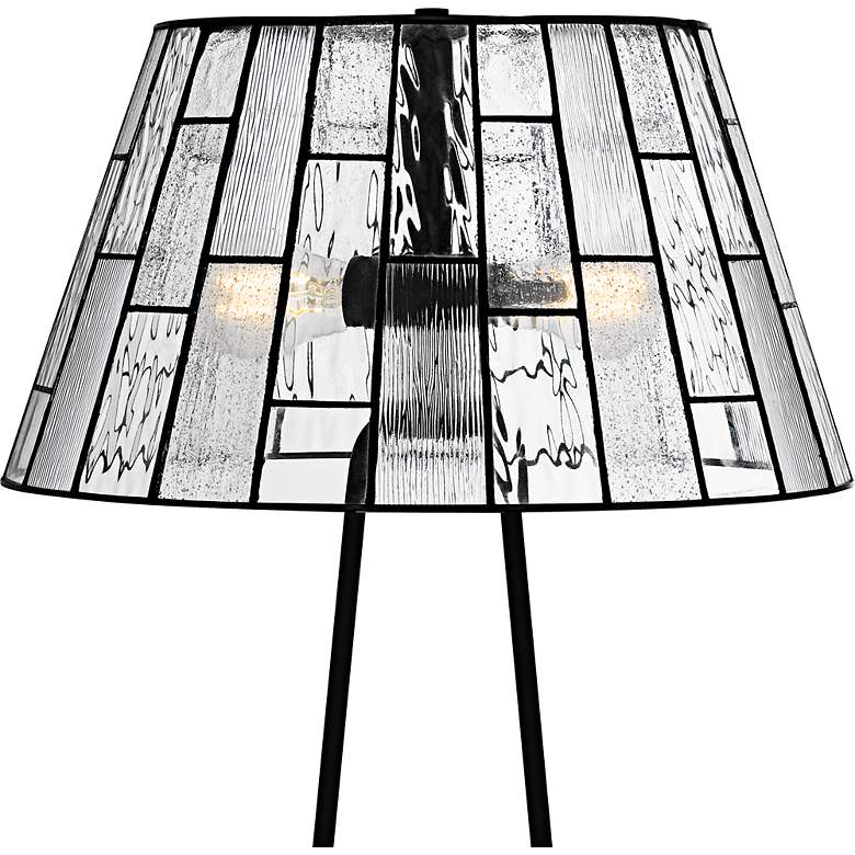 Image 4 Quoizel Rainier Matte Black Table Lamp more views