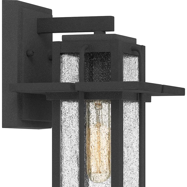 Image 4 Quoizel Randall 13 inch High Mottled Black Outdoor Wall Light more views