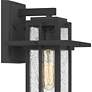 Thumbnail4 of Quoizel Randall 13" High Mottled Black Outdoor Wall Light more views