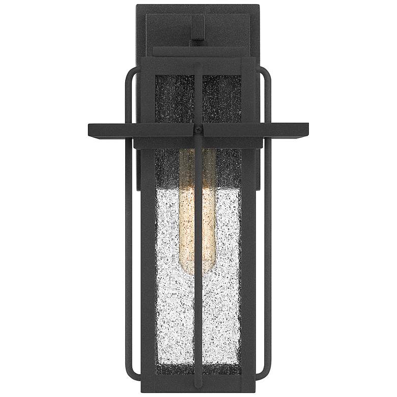 Image 5 Quoizel Randall 13 inch High Mottled Black Outdoor Wall Light more views