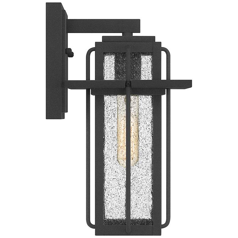 Image 6 Quoizel Randall 13 inch High Mottled Black Outdoor Wall Light more views