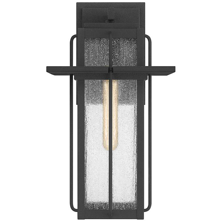 Image 5 Quoizel Randall 16 1/2" High Mottled Black Outdoor Wall Light more views