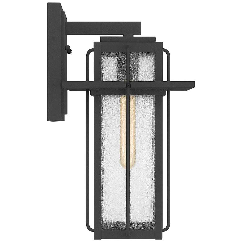 Image 6 Quoizel Randall 16 1/2 inch High Mottled Black Outdoor Wall Light more views