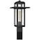 Quoizel Randall 18" High Mottled Black Outdoor Post Mount Light