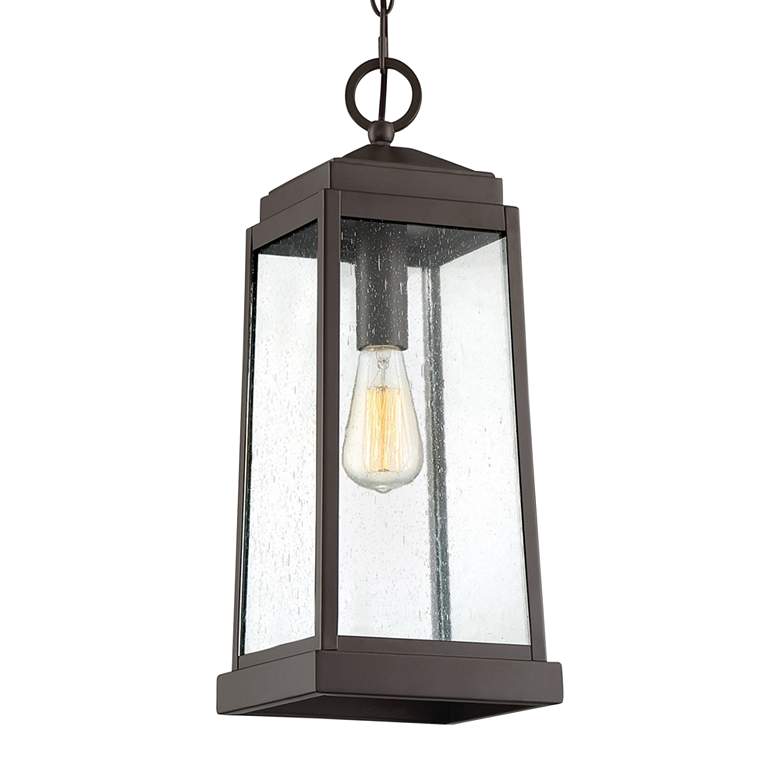Image 3 Quoizel Ravenel 20"H Western Bronze Outdoor Hanging Light more views