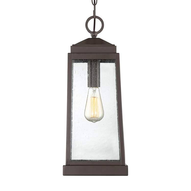 Image 4 Quoizel Ravenel 20 inchH Western Bronze Outdoor Hanging Light more views