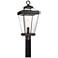 Quoizel Ravine 22 1/2"W Western Bronze Outdoor Post Light