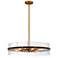 Quoizel Reagan 24" Wide Matte Black Pendant Light