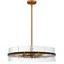 2_Quoizel Reagan 24" Wide Matte Black Pendant Light more views