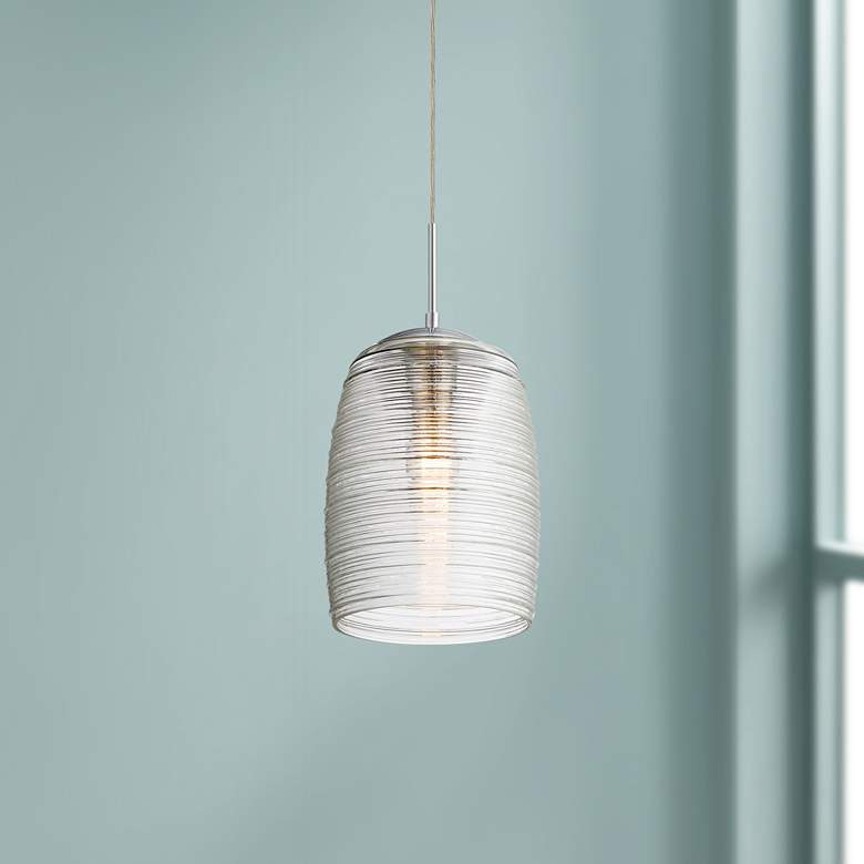 Image 1 Quoizel Rebound 9" Wide Polished Chrome Modern Mini Pendant