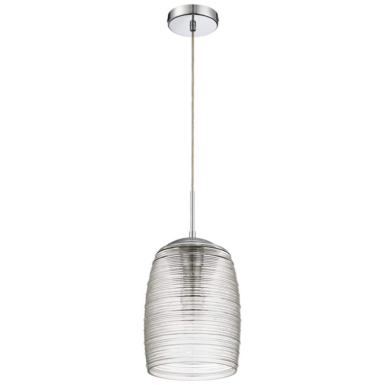 Image 4 Quoizel Rebound 9 inch Wide Polished Chrome Modern Mini Pendant more views