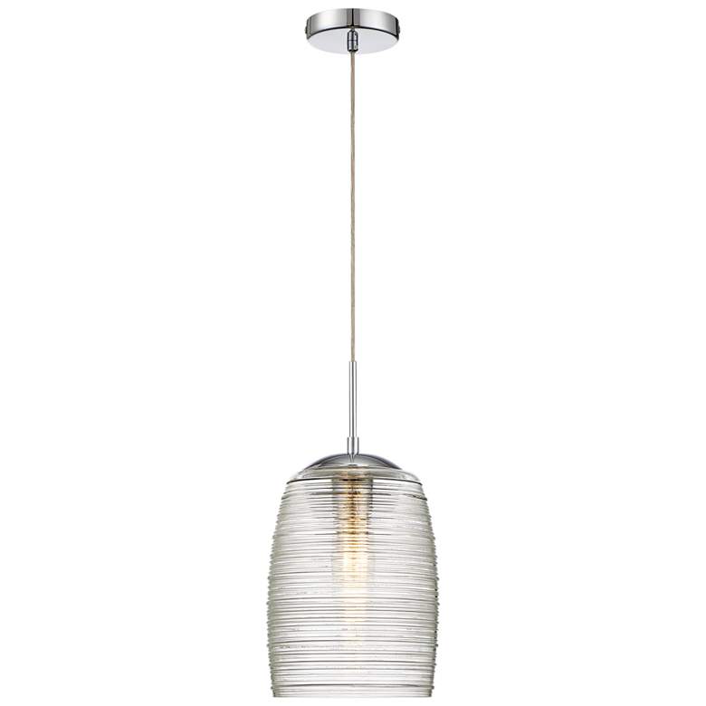 Image 5 Quoizel Rebound 9 inch Wide Polished Chrome Modern Mini Pendant more views