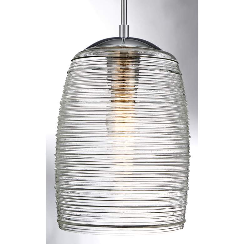 Image 6 Quoizel Rebound 9 inch Wide Polished Chrome Modern Mini Pendant more views