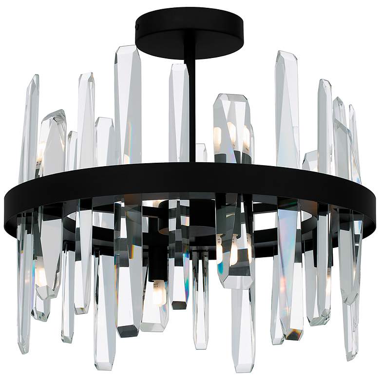 Image 3 Quoizel Regal 15 3/4" Wide Matte Black 8-Light Ceiling Light