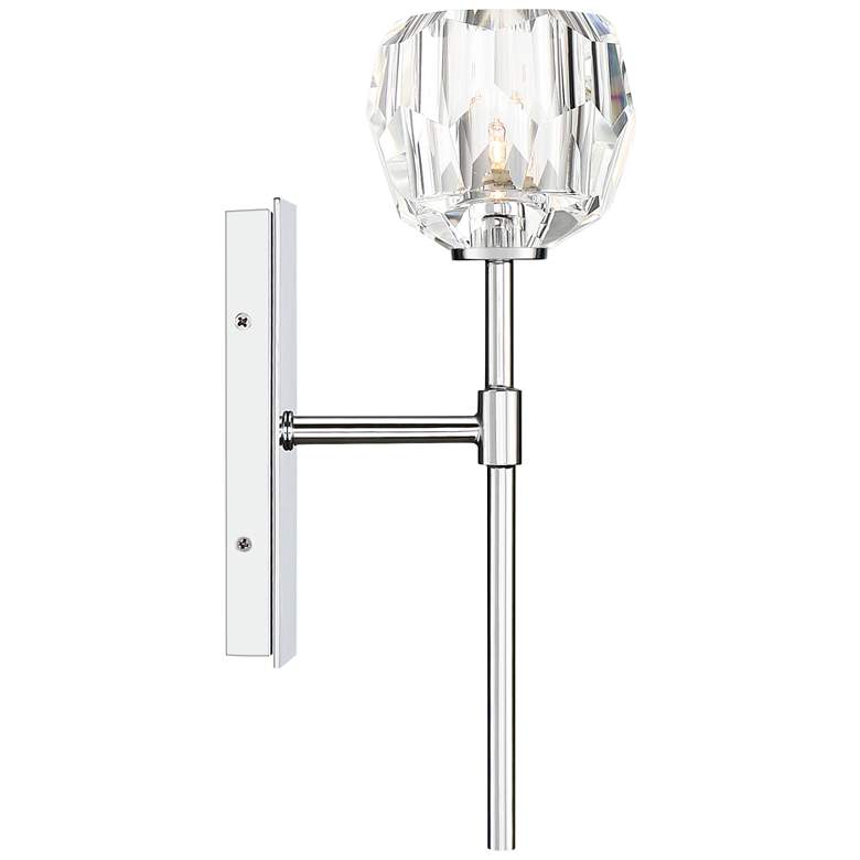 Image 3 Quoizel Regalia 13 1/2 inch High Polished Chrome Wall Sconce more views