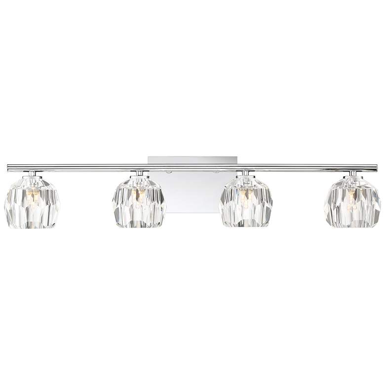 Image 1 Quoizel Regalia 30 1/4"W Polished Chrome 4-Light Bath Light