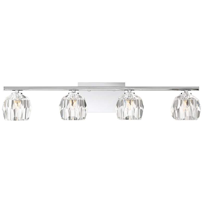 Image 1 Quoizel Regalia 30 1/4 inchW Polished Chrome 4-Light Bath Light