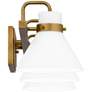 Quoizel Regency 25" Wide Weathered Brass 3-Light Bath Light in scene
