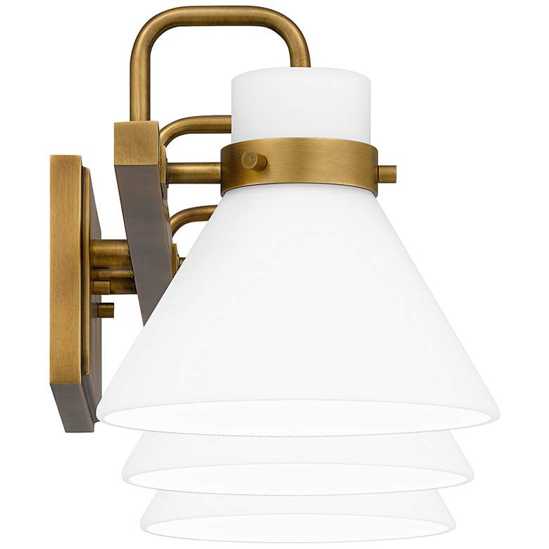 Image 6 Quoizel Regency 25" Wide Weathered Brass 3-Light Bath Light more views