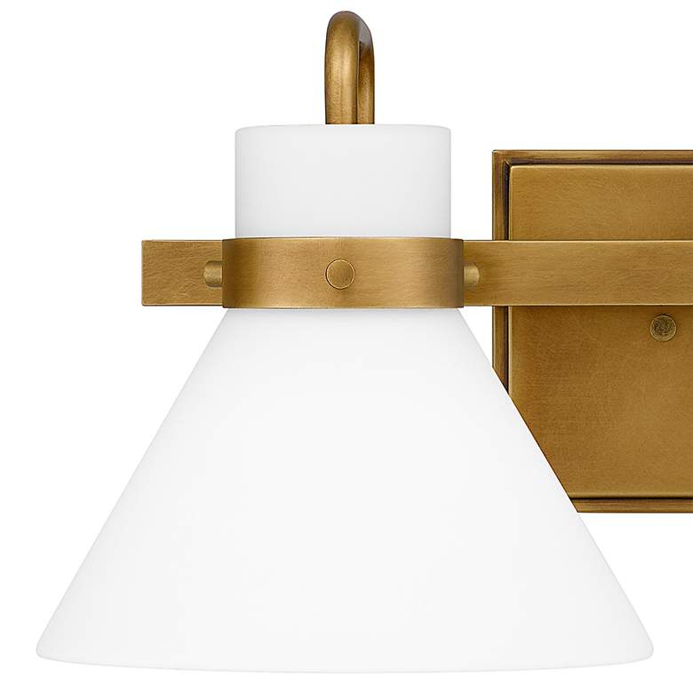 Image 4 Quoizel Regency 7 1/4"H Weathered Brass 2-Light Wall Sconce more views