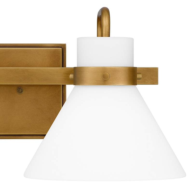 Image 5 Quoizel Regency 7 1/4"H Weathered Brass 2-Light Wall Sconce more views
