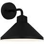 2_Quoizel Rencher 10 1/2" High Matte Black Outdoor Wall Light
