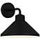 Quoizel Rencher 10 1/2" High Matte Black Outdoor Wall Light