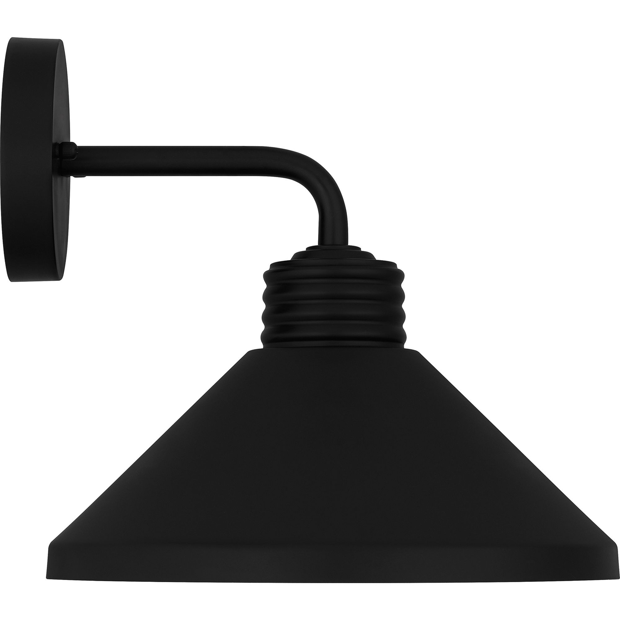 Thumbnail4 of Quoizel Rencher 10 1/2" High Matte Black Outdoor Wall Light more views