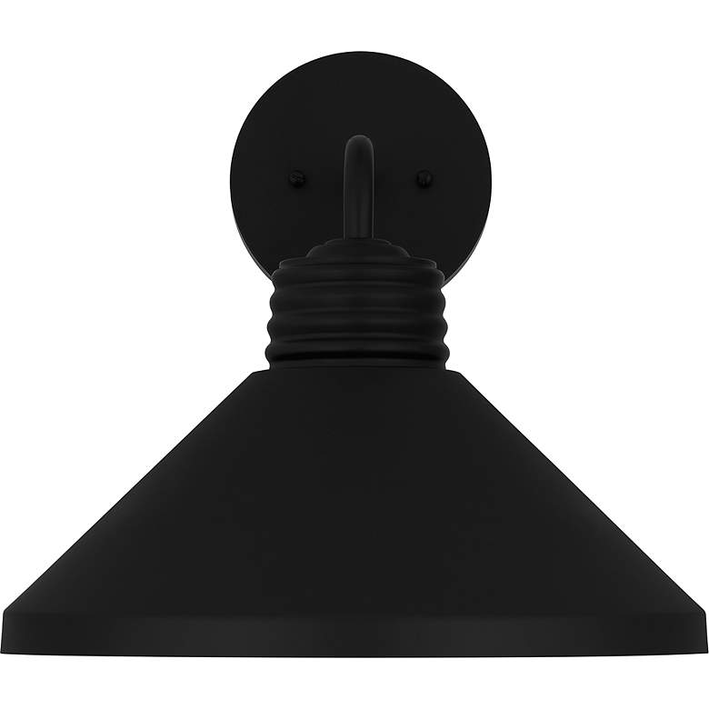 Image 3 Quoizel Rencher 14" Wide 1-Light Matte Black Outdoor Wall Lantern more views