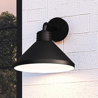 Quoizel Rencher 14" Wide 1-Light Matte Black Outdoor Wall Lantern