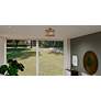5_Quoizel Renee 15" Wide 4-Light Bronze-Gold Beveled Glass Ceiling Light more views