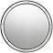 Quoizel Revival Black 30" Round Wall Mirror