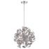 Quoizel Ribbons 17" Wide Polished Chrome Pendant