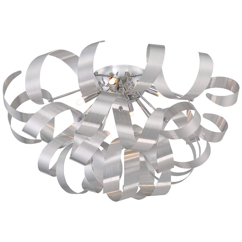 Image 4 Quoizel Ribbons 22 inch Wide Millenia Ceiling Light more views